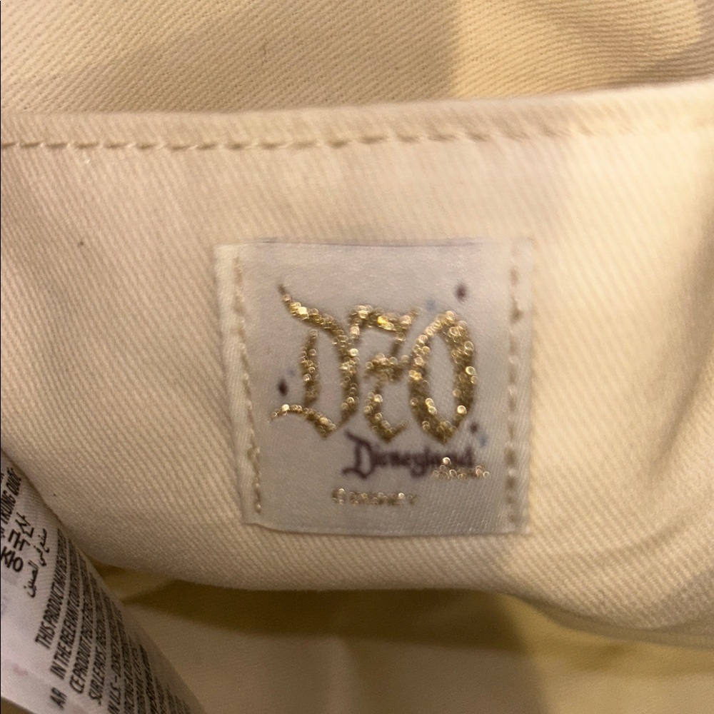 Disneyland 70th Anniversary Cream Tote NWOT - Picture 5 of 7